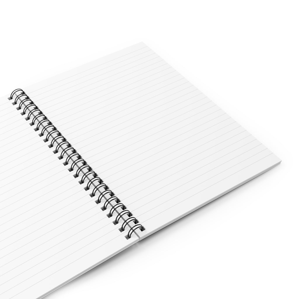 Light Green Polka Dot Music Notebook — Rock On Spiral Journal (Ruled)