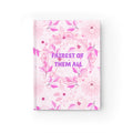 Fairest of Them All Floral Princess Journal — Ruled Lined Notebook for Girls