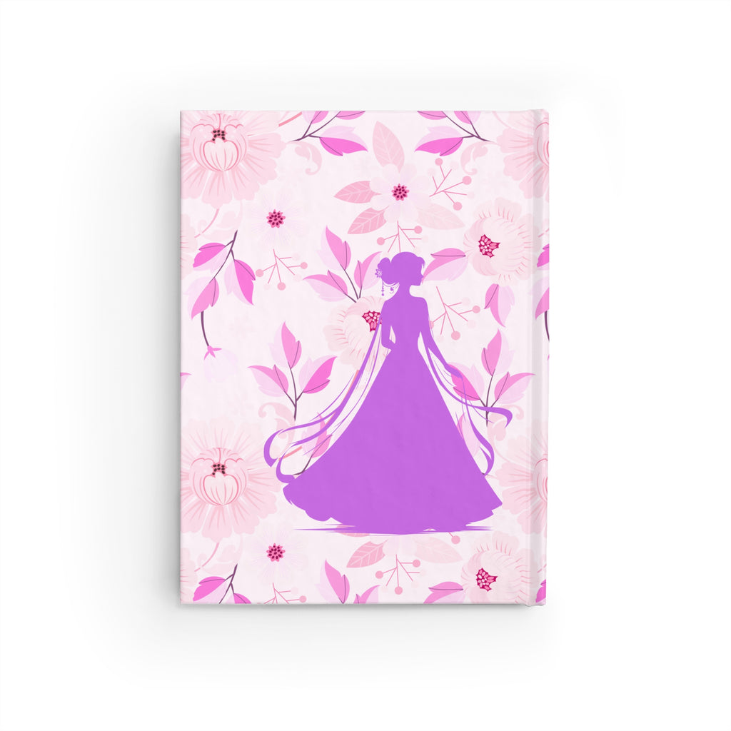 Fairest of Them All Floral Princess Journal — Ruled Lined Notebook for Girls